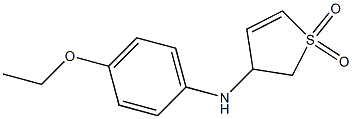 (1,1-DIOXO-2,3-DIHYDRO-1H-THIOPHEN-3-YL)-(4-ETHOXY-PHENYL)-AMINE Struktur