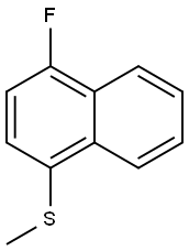 4-FLUORONAPHTHYL METHYL SULFIDE 98% Struktur