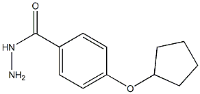 4-(CYCLOPENTYLOXY)BENZOHYDRAZIDE Struktur