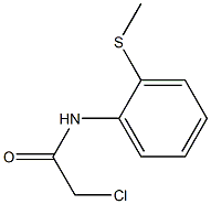 2-CHLORO-N-[2-(METHYLTHIO)PHENYL]ACETAMIDE Struktur