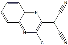 (3-CHLOROQUINOXALIN-2-YL)MALONONITRILE Struktur