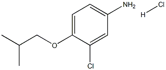 3-CHLORO-4-ISOBUTOXYANILINE HYDROCHLORIDE Struktur