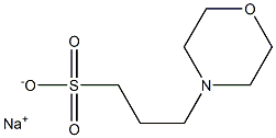 3-MORPHOLINOPROPANESULFONIC ACID,SODIUM 99.5+% Struktur