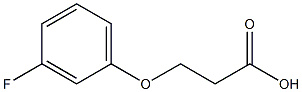 3-(3-FLUOROPHENOXY)PROPANOIC ACID Struktur