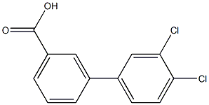 3-(3,4-DICHLOROPHENYL)BENZOIC ACID 97% Struktur