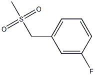 3-FLUOROBENZYLMETHYLSULFONE 97% Struktur