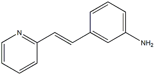 3-[2-PYRIDIN-2-YLVINYL]ANILINE Struktur