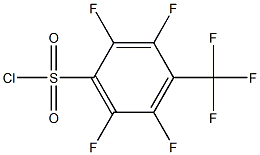 2,3,5,6-TETRAFLUORO-4-(TRIFLUOROMETHYL)BENZENESULPHONYL CHLORIDE Struktur