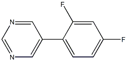 5-(2,4-DIFLUOROPHENYL)PYRIMIDINE, 95+% Struktur