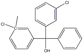 3,3''-DICHLORO-3''-METHYLTRITYL ALCOHOL 95% Struktur