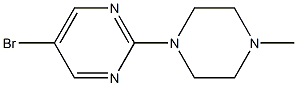 5-BROMO-2-(4-METHYLPIPERAZIN-1-YL)PYRIMIDINE, 95+% Struktur