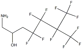 1-Amino-4,4,5,5,6,7,7,7-octafluoro-6-trifluoromethyl-heptan-2-ol Struktur