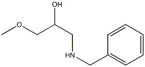 1-Benzylamino-3-methoxy-propan-2-ol Struktur