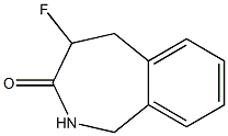 4-Fluoro-1,2,4,5-tetrahydrobenzo[c]azepin-3-one Struktur