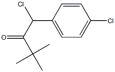 1-CHLORO-1-(4-CHLOROPHENYL)-3,3-DIMETHYLBUTAN-2-ONE Struktur