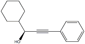 (S)-1-CYCLOHEXYL-3-PHENYLPROP-2-YN-1-OL Struktur