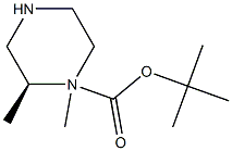 1-N-BOC-2S,5S-DIMETHYL-PIPERAZINE Struktur