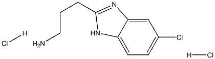 3-(5-CHLORO-1H-BENZO[D]IMIDAZOL-2-YL)PROPAN-1-AMINE DIHYDROCHLORIDE Struktur