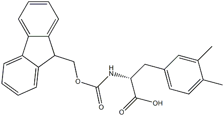 FMOC-3,4-DIMETHYL-D-PHENYLALANINE Struktur