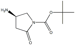 (R)-1-BOC-4-AMINO-2-PYRROLIDINONE Struktur