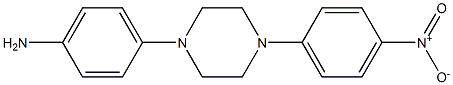 1-(4-NITRO PHENYL)-4-(4-AMINOPHENYL )PIPERAZINE Struktur