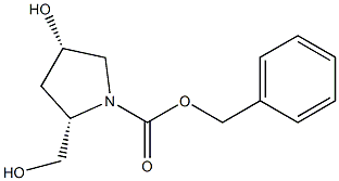 1-CBZ-CIS-4-HYDROXY-L-PROLINOL Struktur