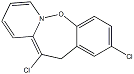 2,11-DICHLORO DIBENZO(B,F)OXAZEPINE Struktur