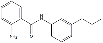 2-AMINO, N-(3-N-PROPYL PHENYL )BENZAMIDE Struktur