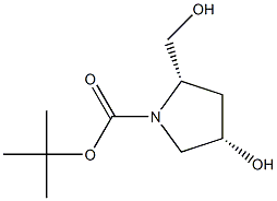 N-BOC-CIS-4-HYDROXY-L-PROLINOL Struktur