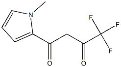 4,4,4-trifluoro-1-(1-methyl-1H-pyrrol-2-yl)butane-1,3-dione Struktur