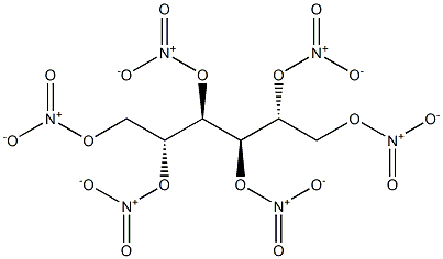 D-Mannitol Hexanitrate Struktur