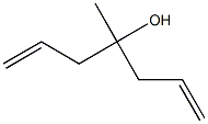 4-HYDROXY-4-METHYL-1,6-HEPTADIENE Struktur