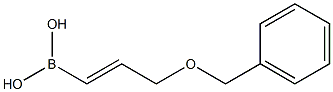 (E)-3-BENZYLOXYPROPENE-1-BORONIC ACID Struktur