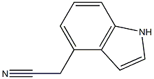 INDOLE-4-ACETONITRILE Struktur