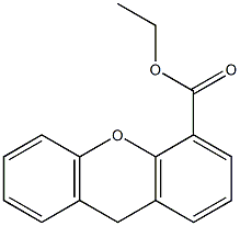 ETHYL XANTHENE-5-CARBOXYLATE Struktur