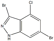 3,6-DIBROMO-4-CHLOROINDAZOLE Struktur