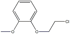 1-(2-CHLOROETHYLOXY)-2-METHOXYBENZENE Struktur