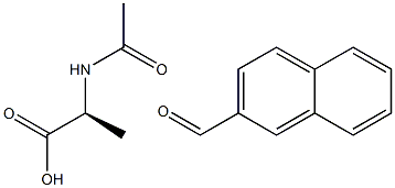 (S)-N-ACETYL-2-NAPHTHALALANINE Struktur