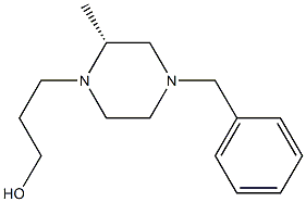 (R)-3-[(2-METHYL-4-BENZYL)PIPERAZINYL]PROPYL ALCHOL Struktur