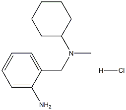 2-Amino-N-Cyclohexyl-N-Methylbenzylamine Hydrochloride Struktur