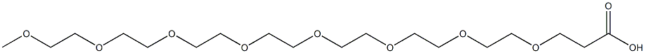 2,5,8,11,14,17,20,23-Octaoxahexacosan-26-oic acid Struktur