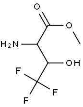 (D,L)METHYL2-AMINO-4,4,4-TRIFLUORO-3-HYDROXYBUTANOATE Struktur