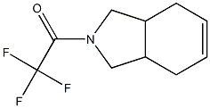 2-(2,2,2-TRIFLUOROACETYL)-3A,4,7,7A-TETRAHYDROISOINDOLE Struktur