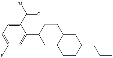 6-PROPYL-DECAHYDRONAPHTHALEN-2-YL4-FLUOROBENZOATE Struktur