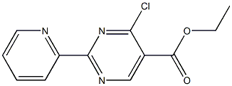 ETHYL4-CHLORO-2-(2-PYRIDYL)PYRIMIDINE-5-CARBOXYLATE Struktur