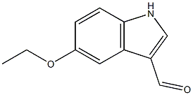 5-ETHOXYINDOLE-3-CARBALDEHYDE Struktur