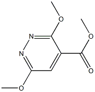 3,6-Dimethoxypyridazine-4-carboxylic acid methyl ester Struktur