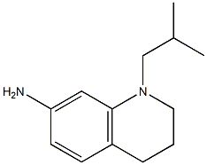 1-isobutyl-7-amino-1,2,3,4-tetrahydroquinoline Struktur