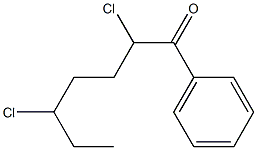 2,5-dichloroheptanophenone Struktur