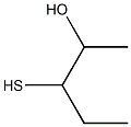 3-Mercapto-2-pentanol Struktur